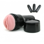 Мастурбатор-вагина Fleshlight - Vibro Pink Lady Touch с вибрацией - Fleshlight - в Бердске купить с доставкой