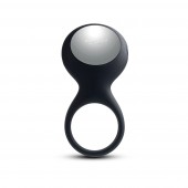 Чёрное перезаряжаемое эрекционное виброкольцо Tyler - Svakom - в Бердске купить с доставкой