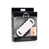Комплект из 6 прозрачных эрекционных колец Ring Master Custom Ball Stretcher Kit - XR Brands - в Бердске купить с доставкой