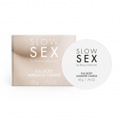 Массажная свеча для всего тела Slow Sex - 50 гр. - Bijoux Indiscrets - купить с доставкой в Бердске