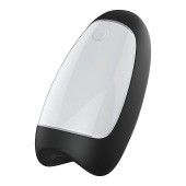 Черно-белый сквозной вибромастурбатор Hercules - Rends - в Бердске купить с доставкой