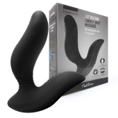 Черный вибромассажер простаты 3,5’’ Curve P-spot Massager - 12 см. - Erokay - в Бердске купить с доставкой