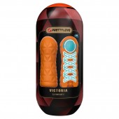 Оранжевый мастурбатор Victoria - Baile - в Бердске купить с доставкой