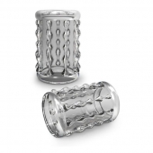 Прозрачная насадка с бороздками STAY HARD COCK SLEEVE 04 CLEAR - Blush Novelties - в Бердске купить с доставкой