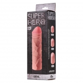 Фаллоудлинитель SUPER HERO Dewil - 17,5 см. - Lola Games - в Бердске купить с доставкой