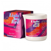 Массажная свеча Light My Fire Coconut с ароматом кокоса - 65 гр. - Love to Love - купить с доставкой в Бердске