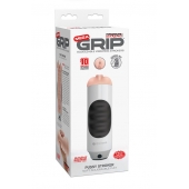 Мастурбатор-вагина Extreme Toyz Mega Grip Vibrating Stroker Mouth - Pipedream - в Бердске купить с доставкой