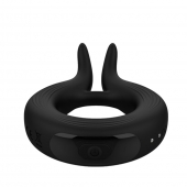 Черное эрекционное кольцо Marry Me Rechargeable Vibrating Cockring - Adrien Lastic - в Бердске купить с доставкой