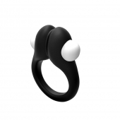 Черное эрекционное кольцо Zippy Vibrating Ring With Bullet - Adrien Lastic - в Бердске купить с доставкой