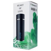 Мастурбатор-вагина с вибрацией Heart Of Love в колбе в форме сердца - Boys of Toys - в Бердске купить с доставкой