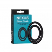 Черное двойное эрекционное кольцо Nexus Enduro Double - Nexus Range - в Бердске купить с доставкой