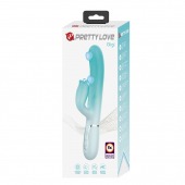 Мятный вибратор-кролик Gigi с возвратно-поступательными движениями - 22,8 см. - Baile