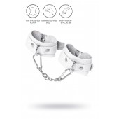 Белые узкие наручники-браслеты со скруглёнными углами - Pecado - купить с доставкой в Бердске