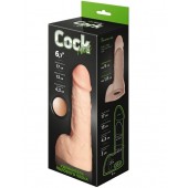 Телесный фаллоудлинитель с мошонкой Cock Next - 17 см. - LOVETOY (А-Полимер) - в Бердске купить с доставкой