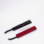 Черно-красные кожаные оковы - Crazy Handmade - купить с доставкой в Бердске