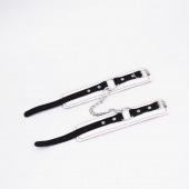 Бело-красные кожаные оковы - Crazy Handmade - купить с доставкой в Бердске