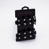 Черные кожаные оковы из звеньев - Crazy Handmade - купить с доставкой в Бердске