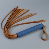 Плеть с джинсовой ручкой «Дикий Запад» - 60 см. - Sitabella - купить с доставкой в Бердске