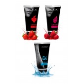 Набор из 3 лубрикантов JUJU (увлажняющий, клубника, малина) - JuJu - купить с доставкой в Бердске