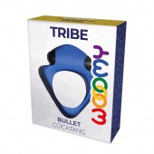 Синее эрекционное кольцо Wooomy Tribeс с вибрацией - Adrien Lastic - в Бердске купить с доставкой