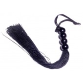 Черная силиконовая плеть - 37 см. - Boys of Toys - купить с доставкой в Бердске