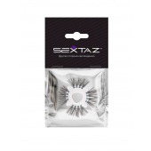 Эластичное эрекционное кольцо с черными «ресничками» - Sextaz - в Бердске купить с доставкой