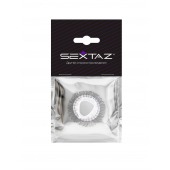 Эластичное эрекционное кольцо с длинными черными «ресничками» - Sextaz - в Бердске купить с доставкой