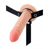 Мужской полый страпон на регулируемых ремнях - 18,5 см. - Sex Expert - купить с доставкой в Бердске