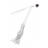 Белая кожаная плеть - 50 см. - Pecado - купить с доставкой в Бердске