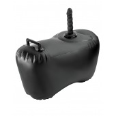 Черное надувное кресло с платформой для фиксации дилдо Body Dock Inflatable Love Seat - Pipedream - купить с доставкой в Бердске