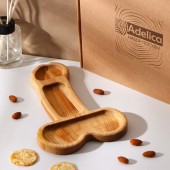 Деревянное блюдо для подачи в форме члена (25 х 16,5 х 1,7 см) - Сима-Ленд - купить с доставкой в Бердске