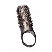 Дымчатая насадка на пенис с выпуклостями - 12 см. - Sex Expert - в Бердске купить с доставкой