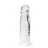 Прозрачная закрытая насадка на член - 15 см. - Sex Expert - в Бердске купить с доставкой