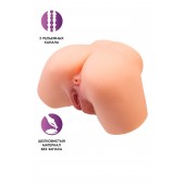 Телесный реалистичный мастурбатор-полуторс с 2 любовными входами - No Name - в Бердске купить с доставкой