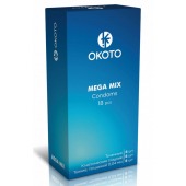 Презервативы OKOTO Mega Mix - 18 шт. - Sitabella - купить с доставкой в Бердске