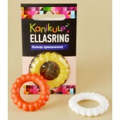 Цветное рельефное эрекционное кольцо Ellasring - Sitabella - в Бердске купить с доставкой