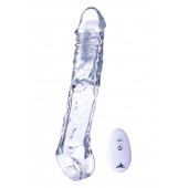 Прозрачная насадка-удлинитель Length Enhancer With Bullet с подхватом - 22,3 см. - NMC - в Бердске купить с доставкой