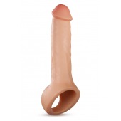 Телесная насадка-удлинитель Thrive 8.75 Inch Realistic Penis Extender Sleeve - 22,2 см. - Blush Novelties - в Бердске купить с доставкой