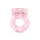 Розовое эрекционное виброкольцо с бабочкой - 1137 - в Бердске купить с доставкой