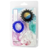 Набор из 3 эрекционных колец разного цвета и рельефа - Boys of Toys - в Бердске купить с доставкой