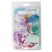 Набор из 3 эрекционных прозрачных колец - Boys of Toys - в Бердске купить с доставкой