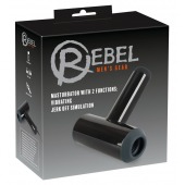 Черный мастурбатор с удобной ручкой Masturbator with 2 Functions - Orion - в Бердске купить с доставкой