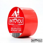 Красный скотч для фиксации Non-Sticky Bondage Tape - 15 м. - Intoyou - купить с доставкой в Бердске