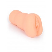 Телесный мастурбатор-вагина с 2 эрекционными кольцами в комплекте - Sexy Girl - в Бердске купить с доставкой