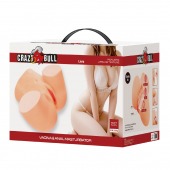 Телесный мастурбатор Liora с 2 любовными тоннелями - Baile - в Бердске купить с доставкой