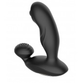 Черный вибромассажер простаты с вращающимся шариком - Secwell - в Бердске купить с доставкой