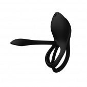 Черное эрекционное виброкольцо Bayek с пультом ДУ - Zalo - в Бердске купить с доставкой