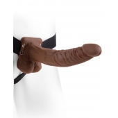 Полый мужской фаллопротез Hollow Strap-On with Balls - 24 см. - Pipedream - купить с доставкой в Бердске