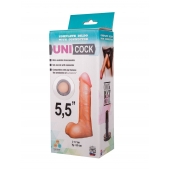 Фаллическая насадка Харнесс UNICOCK 5,5  - 17 см. - LOVETOY (А-Полимер) - купить с доставкой в Бердске