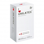 Ультратонкие презервативы Unilatex Ultra Thin - 12 шт. + 3 шт. в подарок - Unilatex - купить с доставкой в Бердске